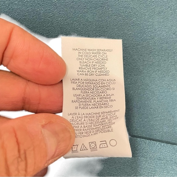 Cabi Dress Women Small Green White Pirouette Floating Floral Flower Preppy Bloom - Picture 8 of 12